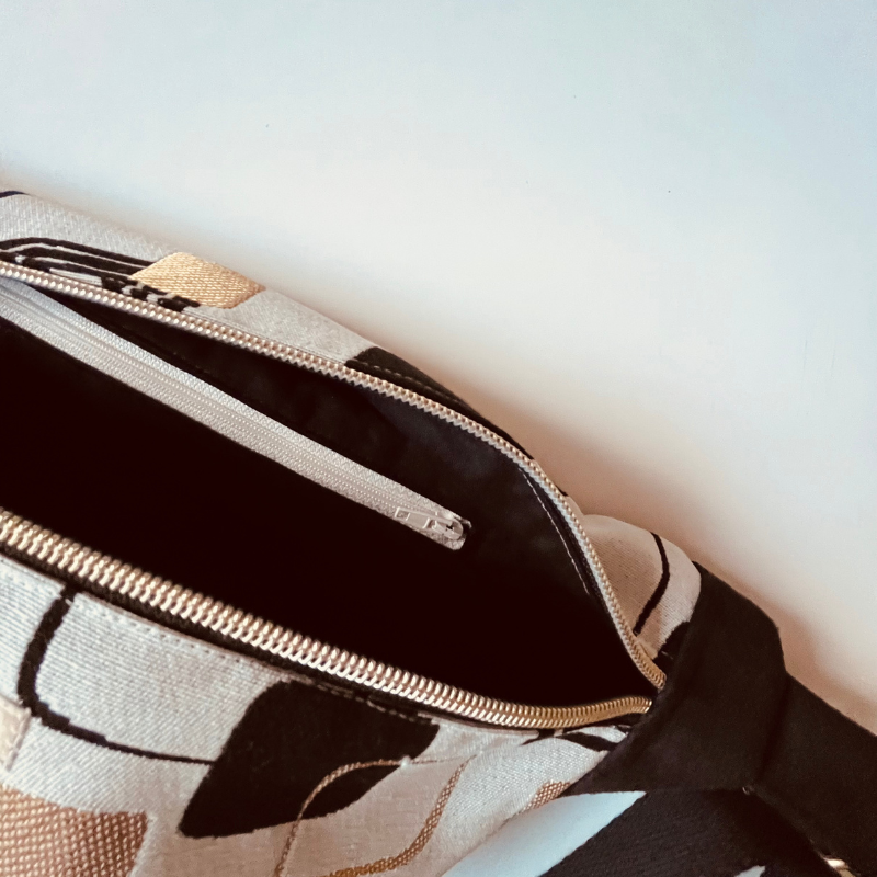 sac banane géométrie moderne