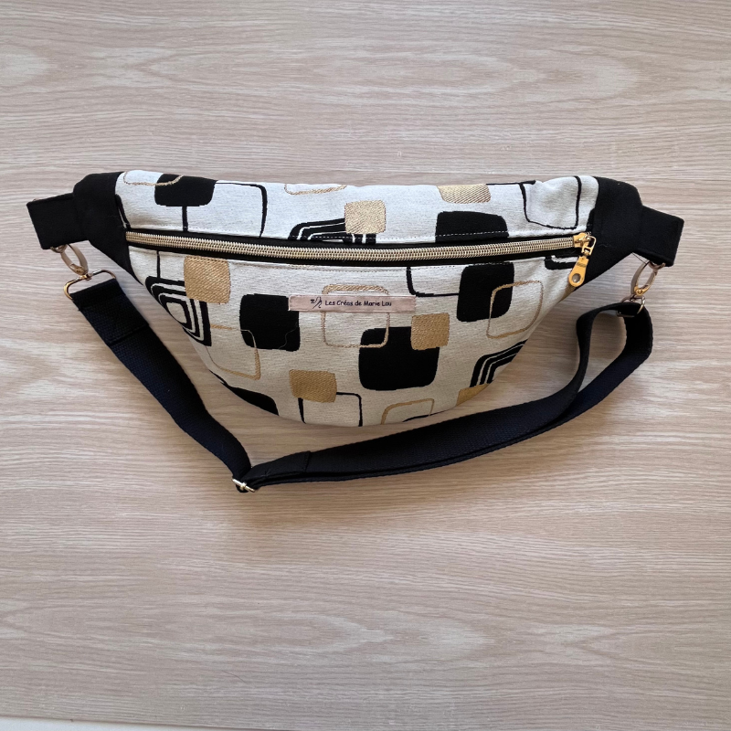 sac banane géométrie moderne
