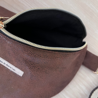 Thumbnail for sac banane demi lune marron