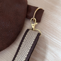 Thumbnail for sac banane demi lune marron